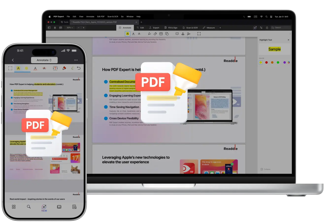 Como grifar texto em um PDF